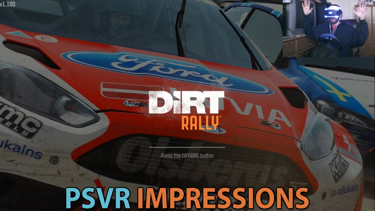 Dirt Rally Psvr First Impressions Ps4 Pro Youtube