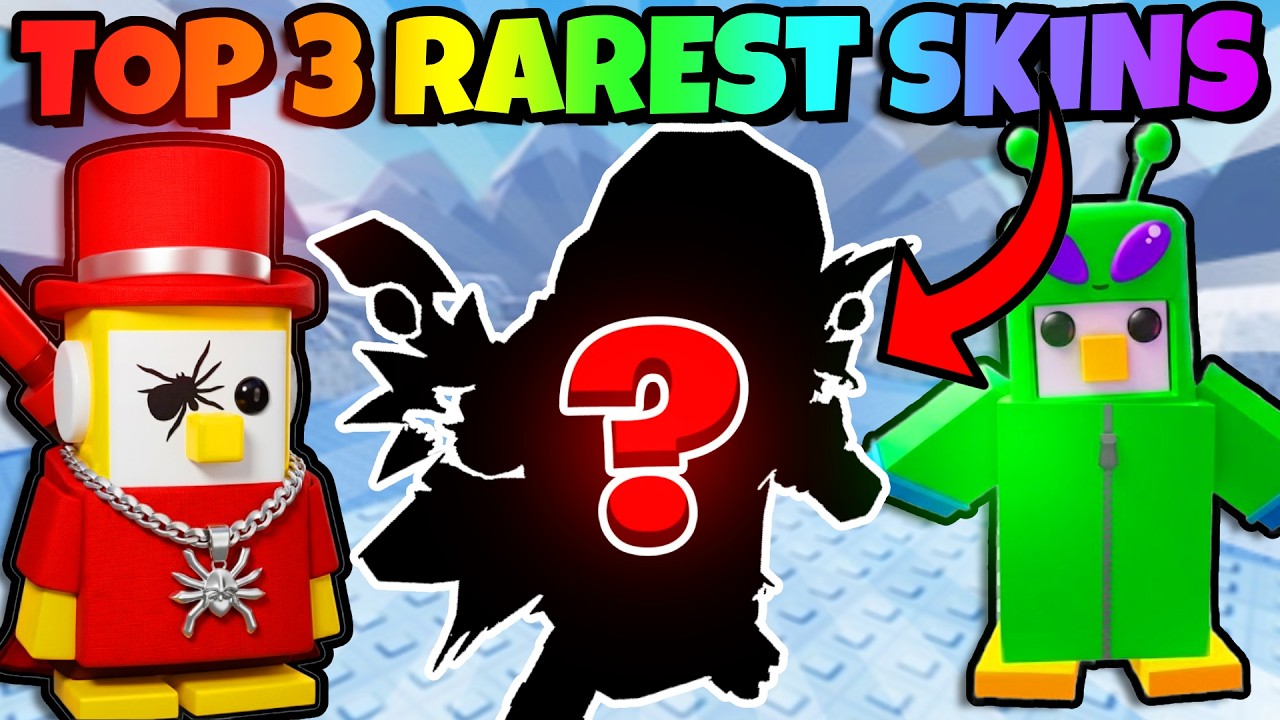 Knockout Rarest Skin Top 3 RAREST Penguin Skins in Knockout… - YouTube