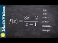 How to graph a rational function by simplifying to the reciprocal functions