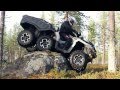 Koeajossa Can-Am Outlander 6x6 (Teknavi 2013)