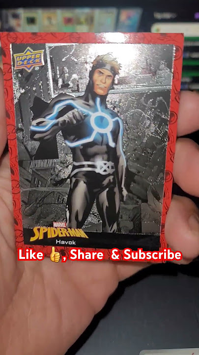 MARVEL TCG UPPER DECK 2024 CARD #amazing  #spiderman #havok #shorts  #art #pokemonchannel #fyp