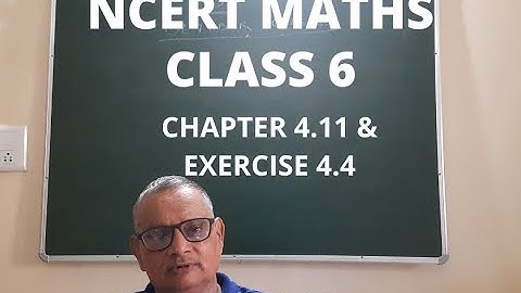 NCERT CLASS 6th MATHEMATICS CHAP 4.11 AND SOLVED EXERCISE 4.4@betabarclasses898