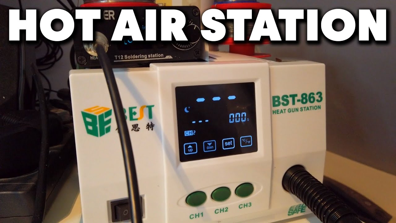 My hot air station Best BST863 YouTube