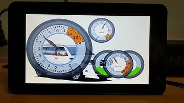 RPI openVG Digital Dashboard