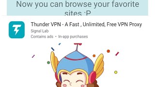 Thunder VPN - Unblock the blocked sites screenshot 1