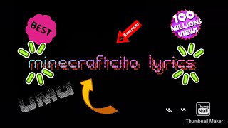 Minecraftcito lyrics by Reptile Legit