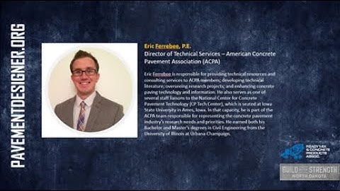 Eric Ferrebee - PavementDesigner.org