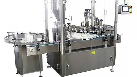 Automatic jar filling capping machine for cosmetic cream and ointment