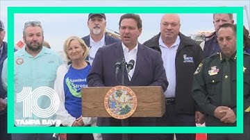 DeSantis speaks at Fort Myers school amid Hurricane Ian recovery efforts