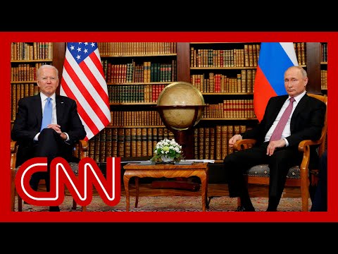 'Very uncomfortable': Biden-Putin photo op gets awkward.