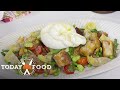 Panzanella with burrata and spring veggies get the recipe