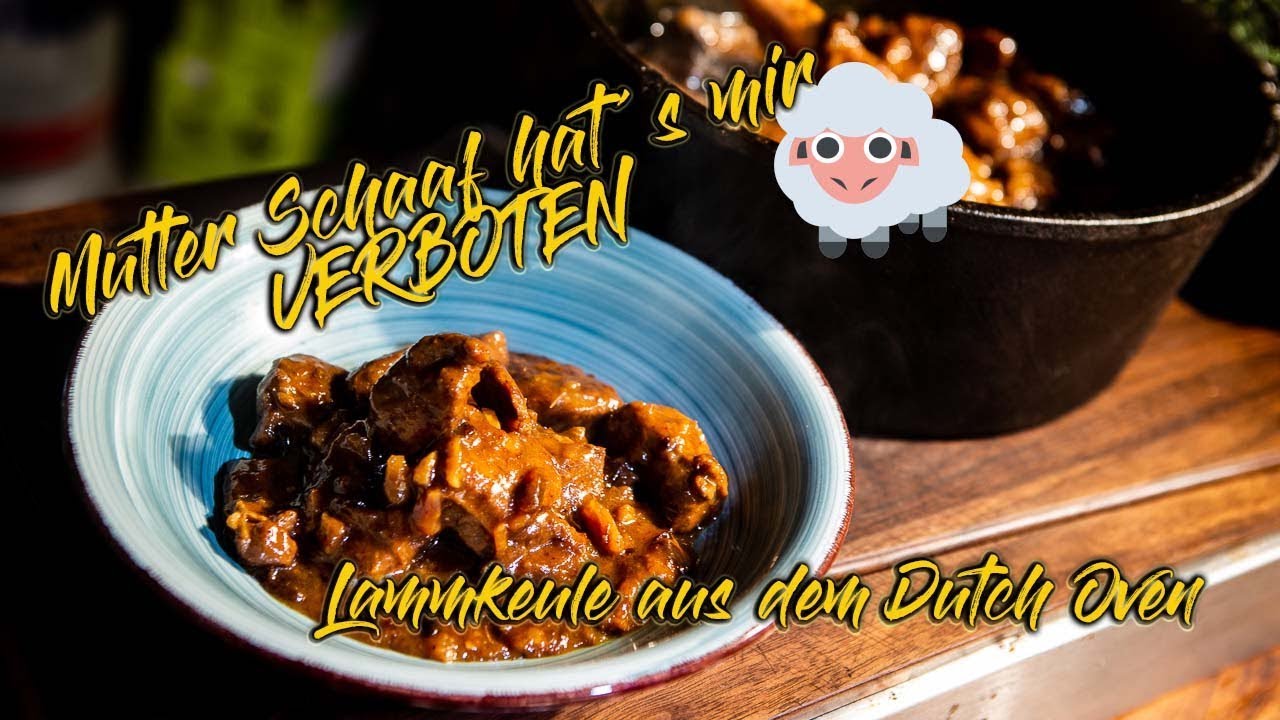 🐣 Ostern aus dem Dutch Oven 🥘 Lammkeule mal anders! 🐑 [Deutsches