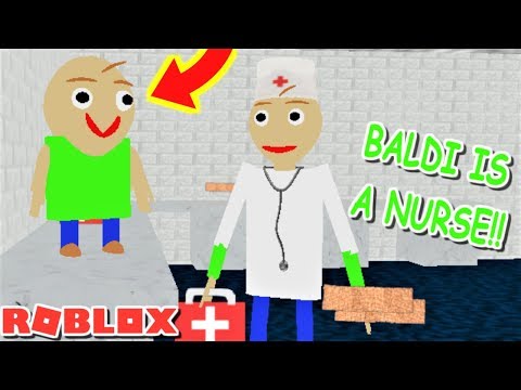 Play As A School Nurse Baldi Ft Birdi Bird Baldi The Weird Side Of Roblox Baldi S Basics Rp Youtube - special play as mcbaldi the weird side of roblox