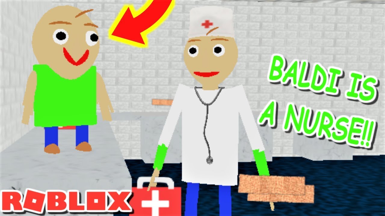 Play As A School Nurse Baldi Ft Birdi Bird Baldi The Weird Side Of Roblox Baldi S Basics Rp Youtube - baldi new morphs roblox