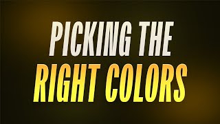 Picking the right colors when designing User Interfaces for Mobile Apps! - Basic Design Principles
