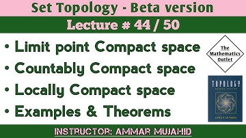 Countably Compact set | Locally Compact set | Examples | Set Topology || Lecture 44