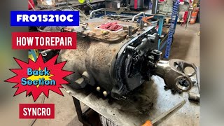 How to rebuild FRO15210C 10 speed transmission back section (synchronizer)