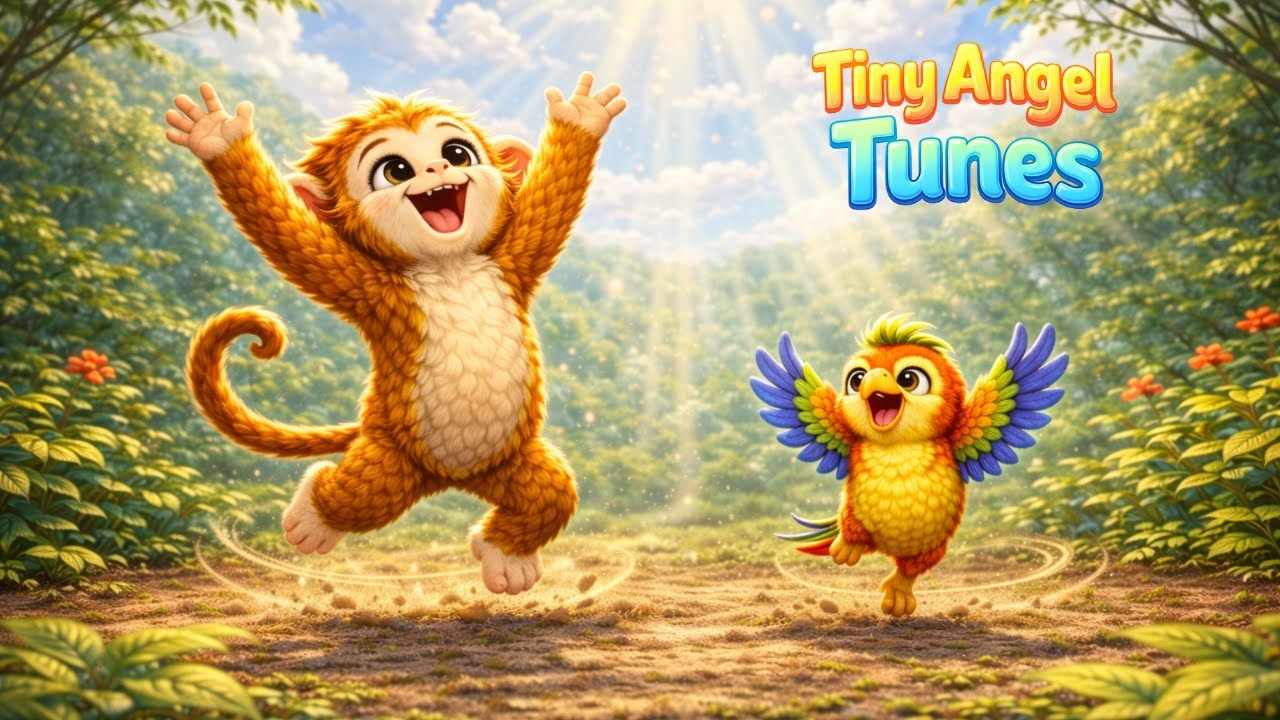 It’s a Happy Day with Jesus | Joyful Christian Song for Kids & Toddlers 🐒🦒