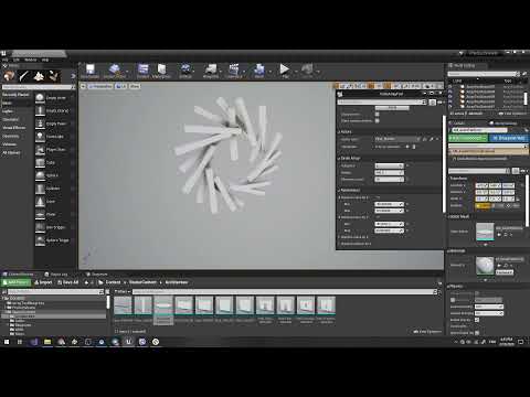 Circle Array Tool as a part of AssetBuilder Tools for UE4