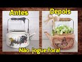 Olha o que fiz com essa chaleira velha! Decoração/ Reciclagem