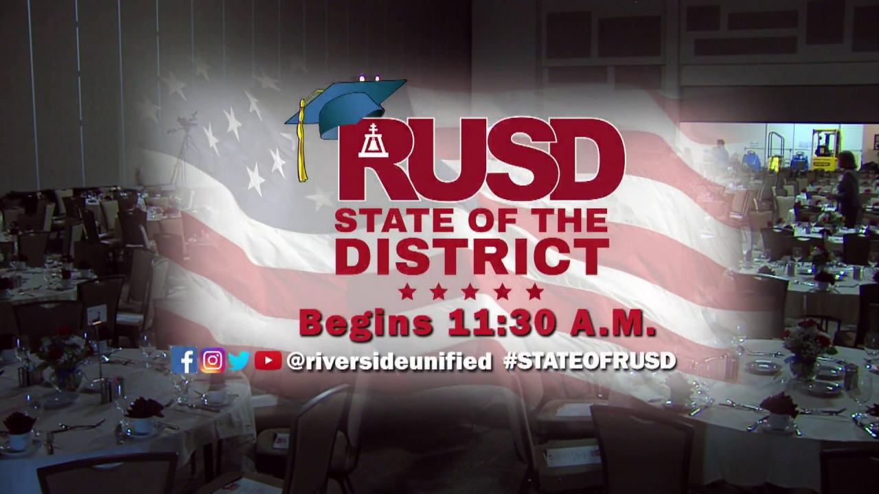 Riverside Unified School District "State of the District" 2016 (Starts