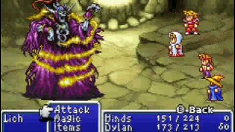 Final Fantasy [Low-Level Class Change] {Lich}