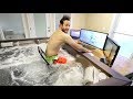 HOT TUB DESK  o_O