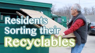 Details Residents Sorting Their Recyclables at East Lansing Recycling Center News