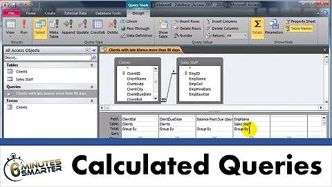 Create Queries with Calculated Fields and Aggregate Functions