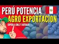PERÚ POTENCIA en AGROEXPORTACION ( superando a Chile y Australia )