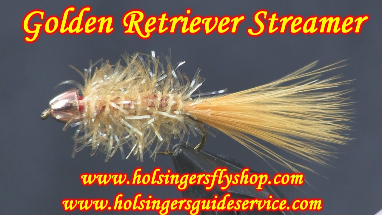 Golden Retriever Streamer, Holsinger's Fly Shop 