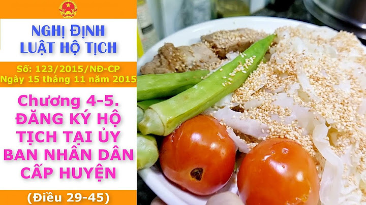 Nghị định 123 hướng dẫn luật hộ tịch