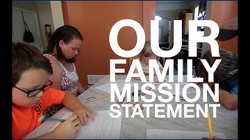 Leader in Me at Home: We Created a Family Mission Statement!