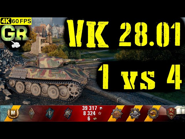 World of Tanks VK 28.01 Replay - 5 Kills 2.2K DMG(Patch 1.4.0) class=