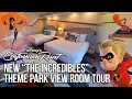 NEW “The Incredibles” Theme Park View Room Tour - Disney’s Contemporary Resort