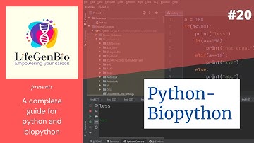 Functions and Operators in BioPython #2 | LifeGenBio