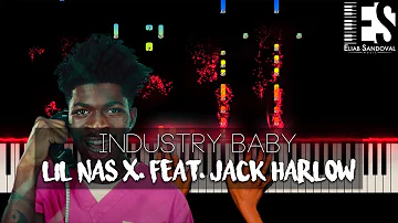 INDUSTRY BABY - Lil Nas X, Feat. Jack Harlow (Piano Tutorial) | Eliab Sandoval