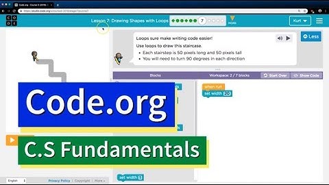 Code.org Course E Lesson 6.7 Drawing with Loops | Answers Explained | CS Fundamentals