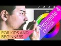 Procreate 4 tutorials for beginners and kids  02 color 1st tutorials