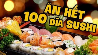 IS EATING  UP 100 SUSHI DISHES EASY OR DIFFICULT? (Professor Banana)