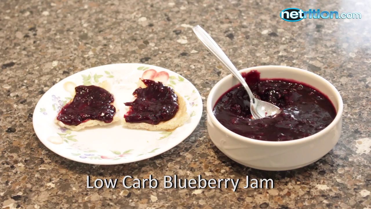 Low Carb Blueberry Jam (Sugar Free) YouTube