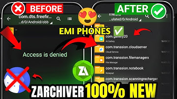How To Use Zarchiver Without Shizuku| Zarchiver Access Is Denied | How To Use Zarchiver In EMI Phone