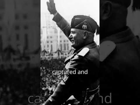 Mussolini Executed! History Historyshorts