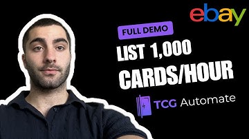 Aan de slag met TCG Automate | Volledige onboarding-demo | Snel kaarten vermelden op eBay
