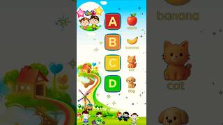 🍎ABC Words Song (A-H) | Alphabet & Phonics #kidssongs #kidsvideo #youtubeshorts #learning #yoyotv