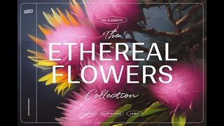 Download Ethereal Flowers Stock Graphics