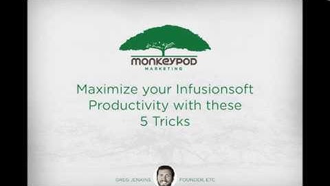 Infusionsoft Navigation Tips [A recap from ICON 2016]