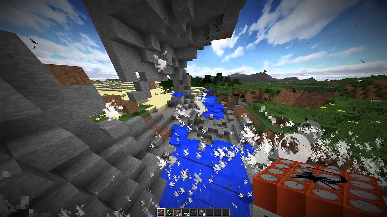 ENORME BUG sur Minecraft 1.8.7 : Génération/Chunk/Blocs fantôme - YouTube
