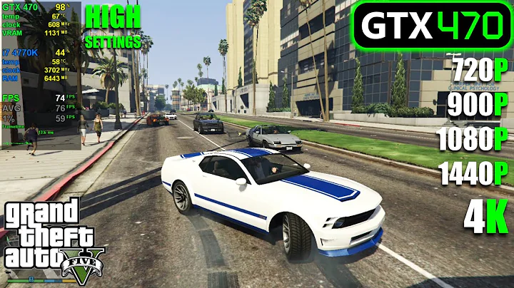 Découvrez les performances étonnantes de la GTX 470 dans GTA 5!