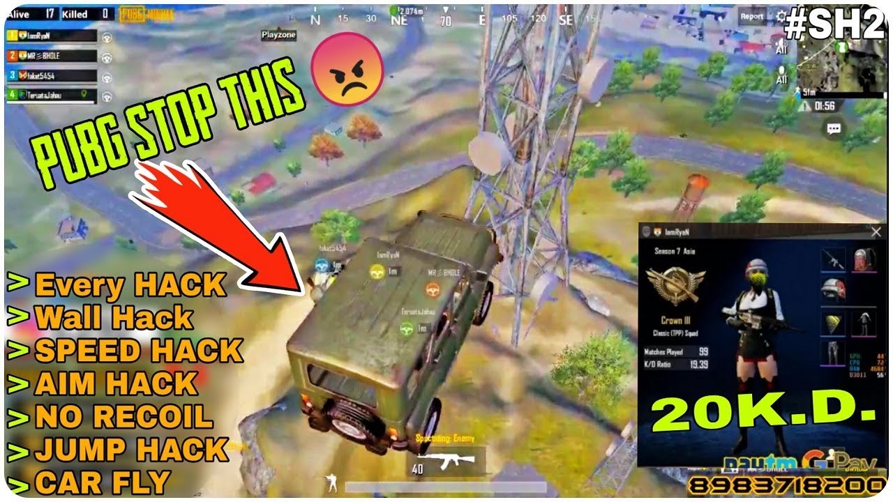 This Hacker Has Every Single PUBG HACKS PUBG MOBILE Hacker Caught Live #SH2  Mr IG - 